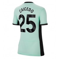 Fotballdrakt Dame Chelsea Moises Caicedo #25 Tredjedrakt 2023-24 Kortermet